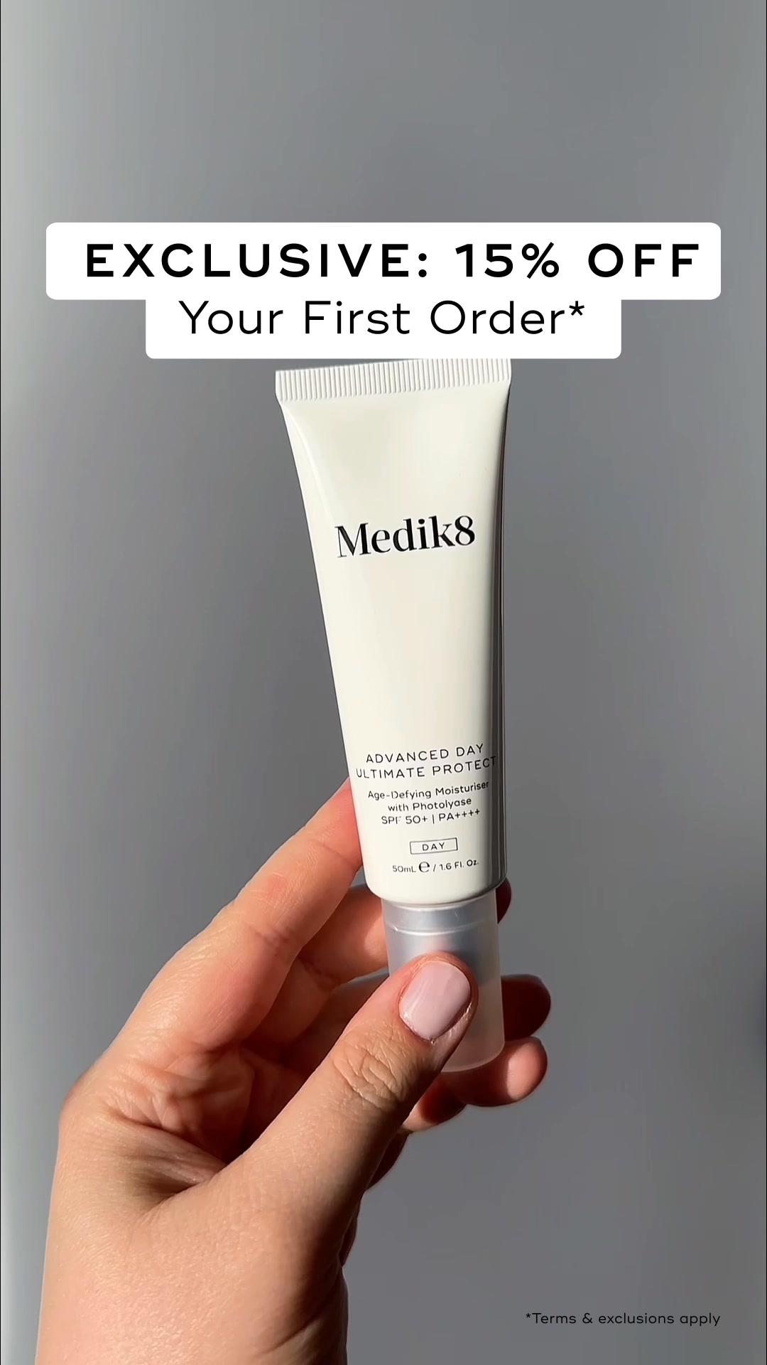 Medik8 Facebook ad: Discover Medik8