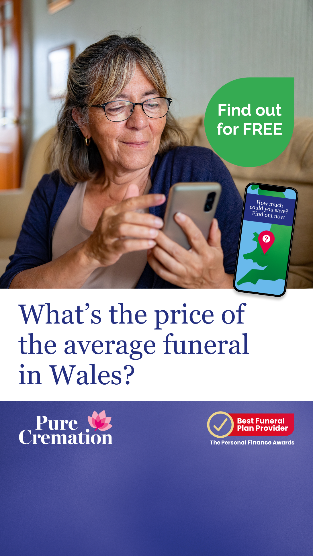 Pure Cremation Facebook ad from Jun 10, 2026