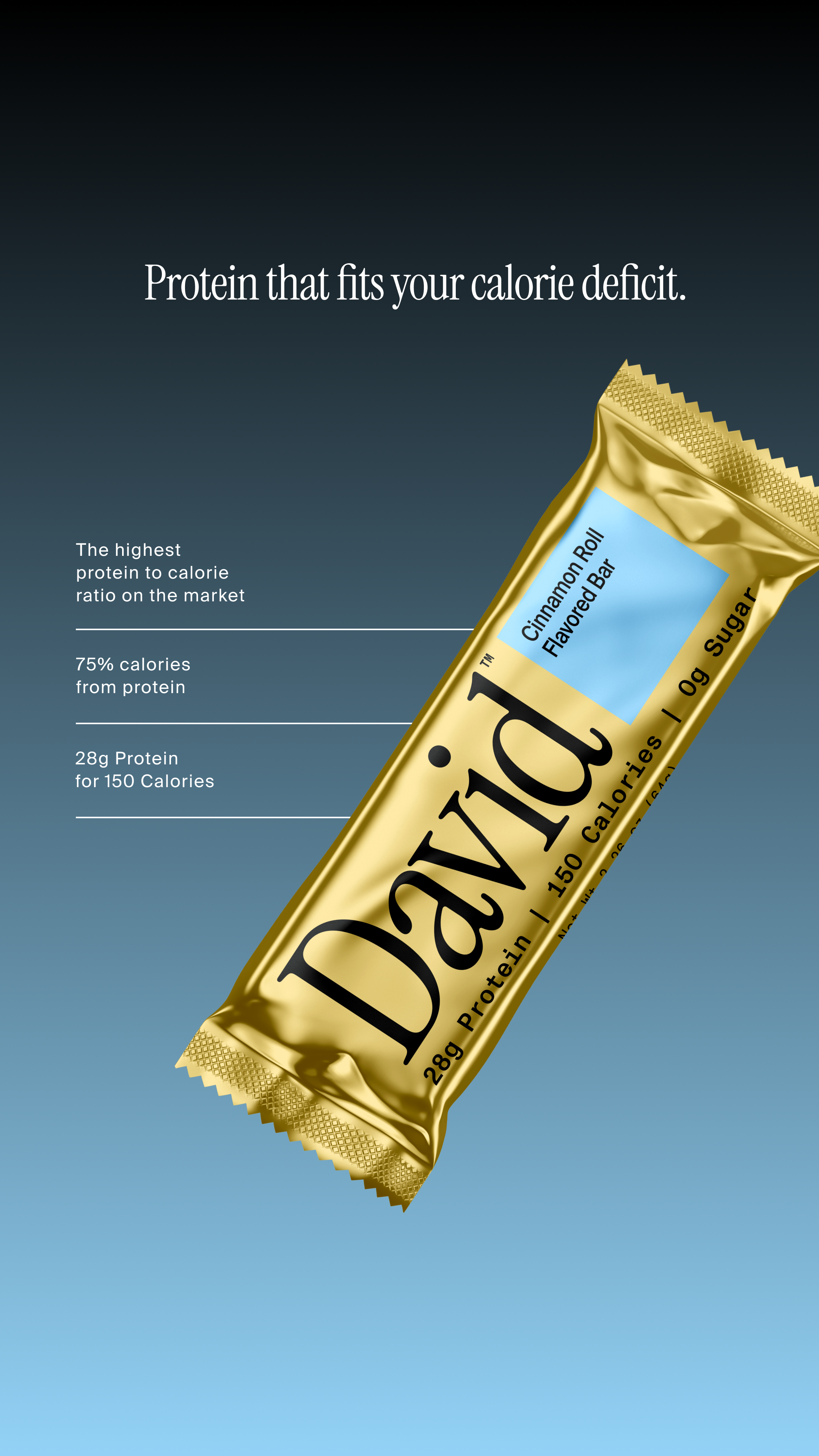 David Protein Facebook ad