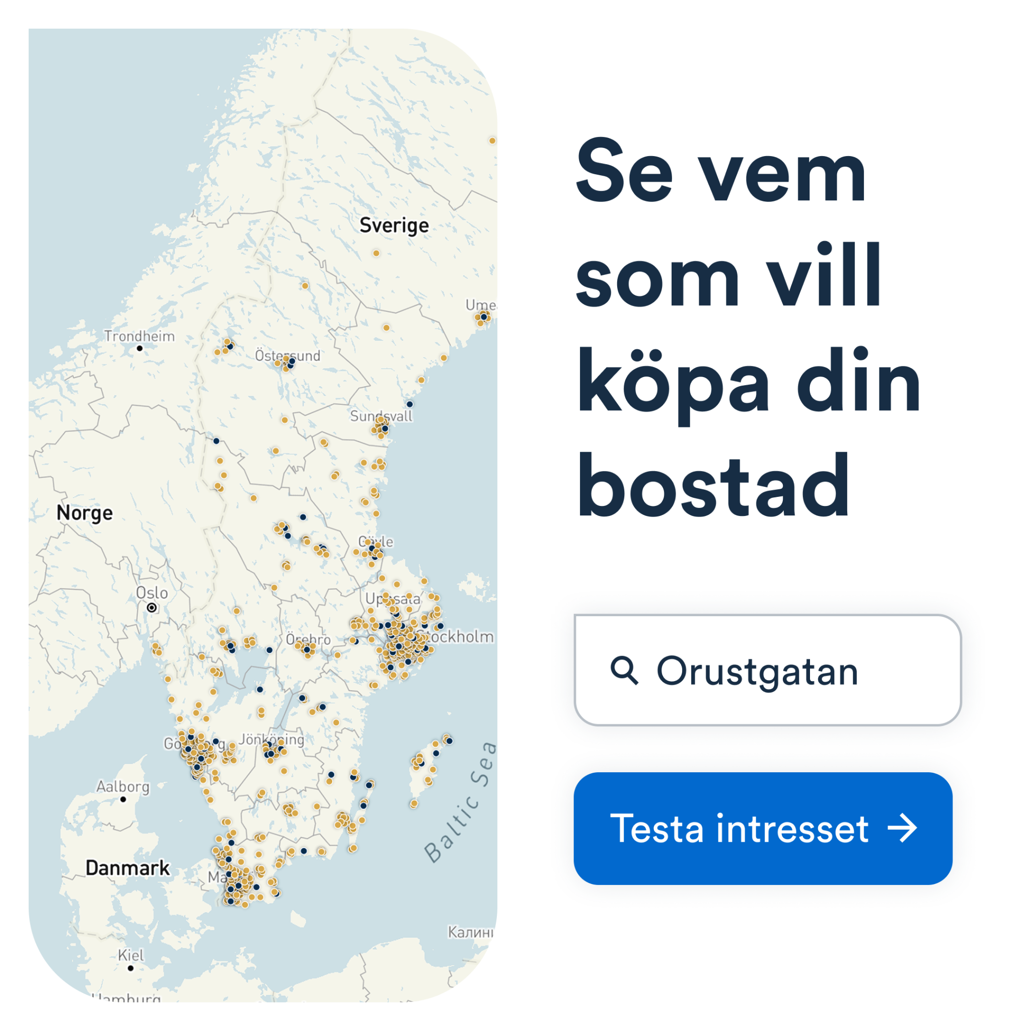 Norban Facebook ad: Se vem som vill köpa din bostad