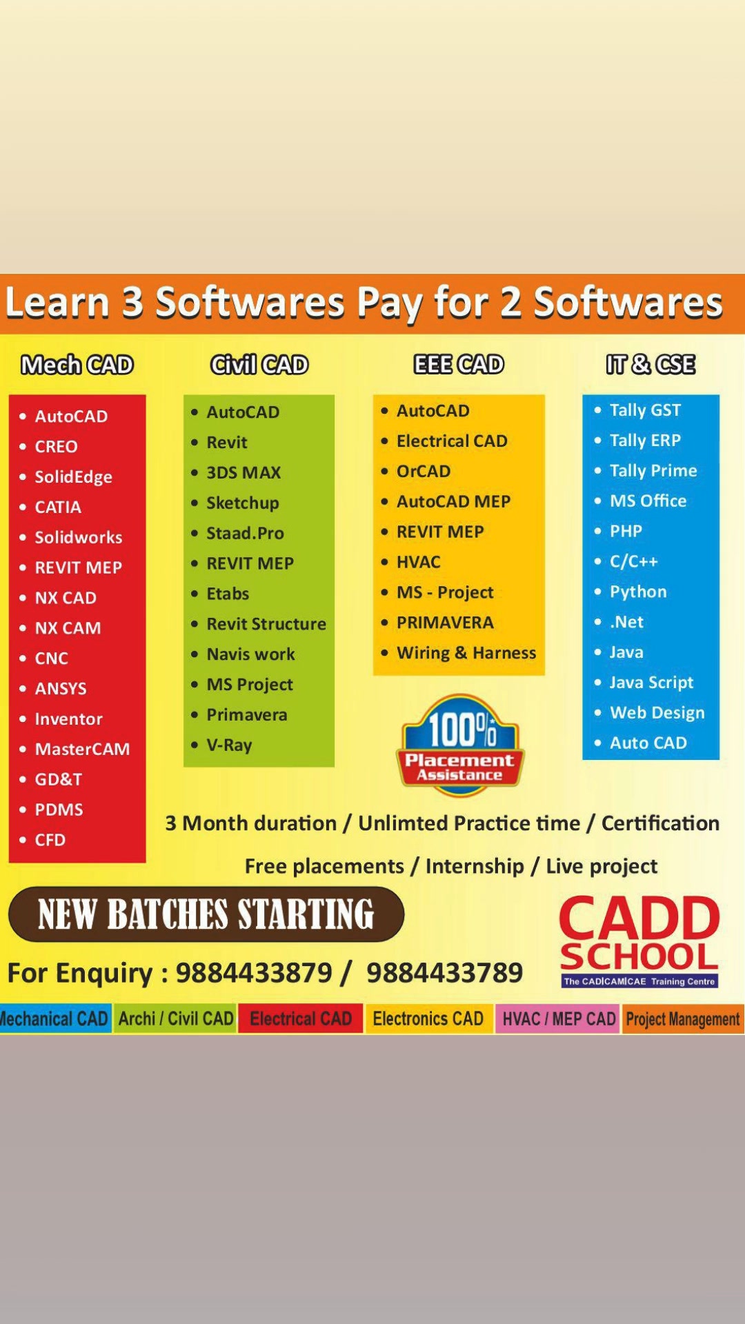 CADD SCHOOL Facebook ad: Offer Valid for a Limited Period Chat with us Soon