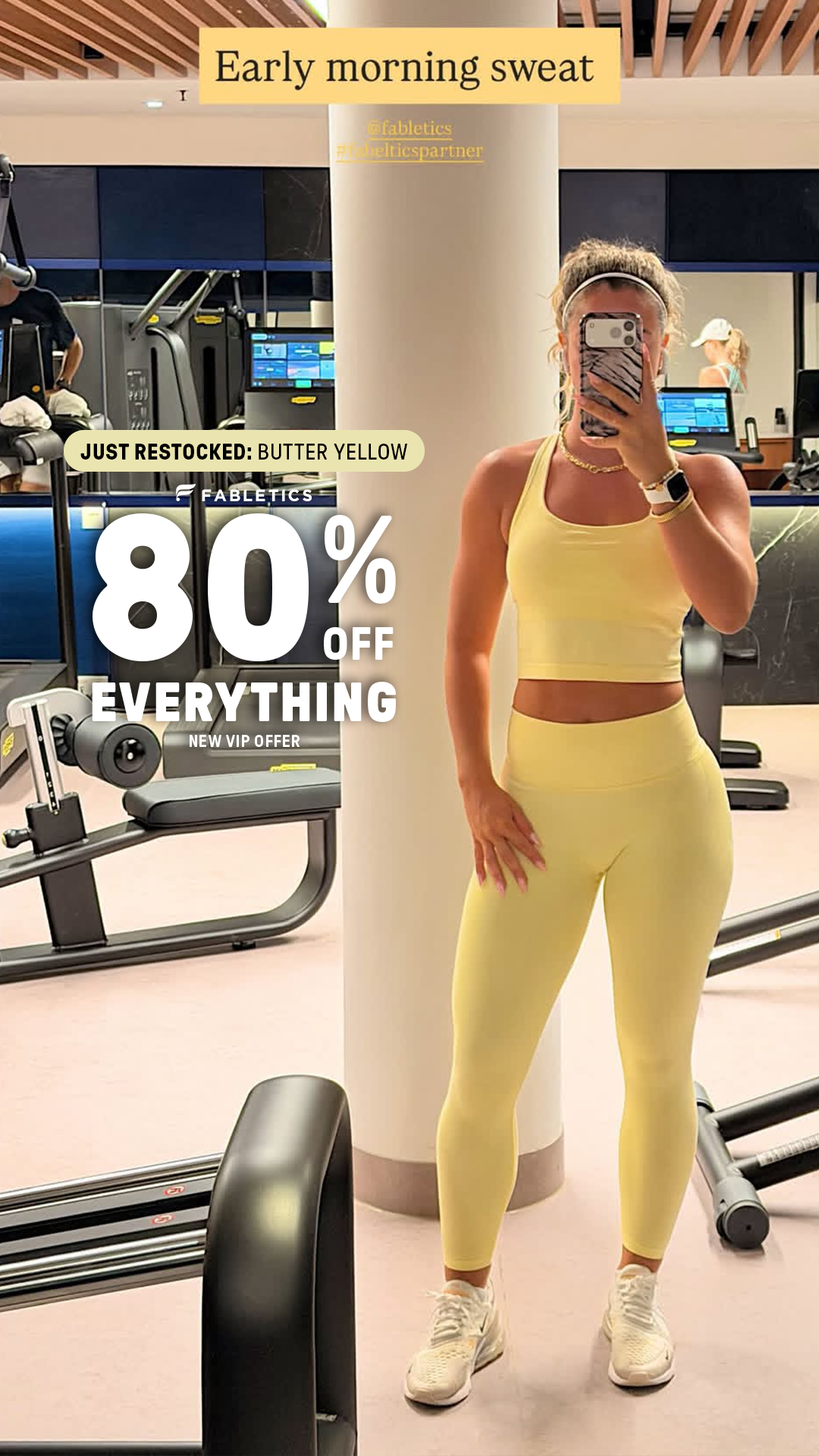 Fabletics Facebook ad