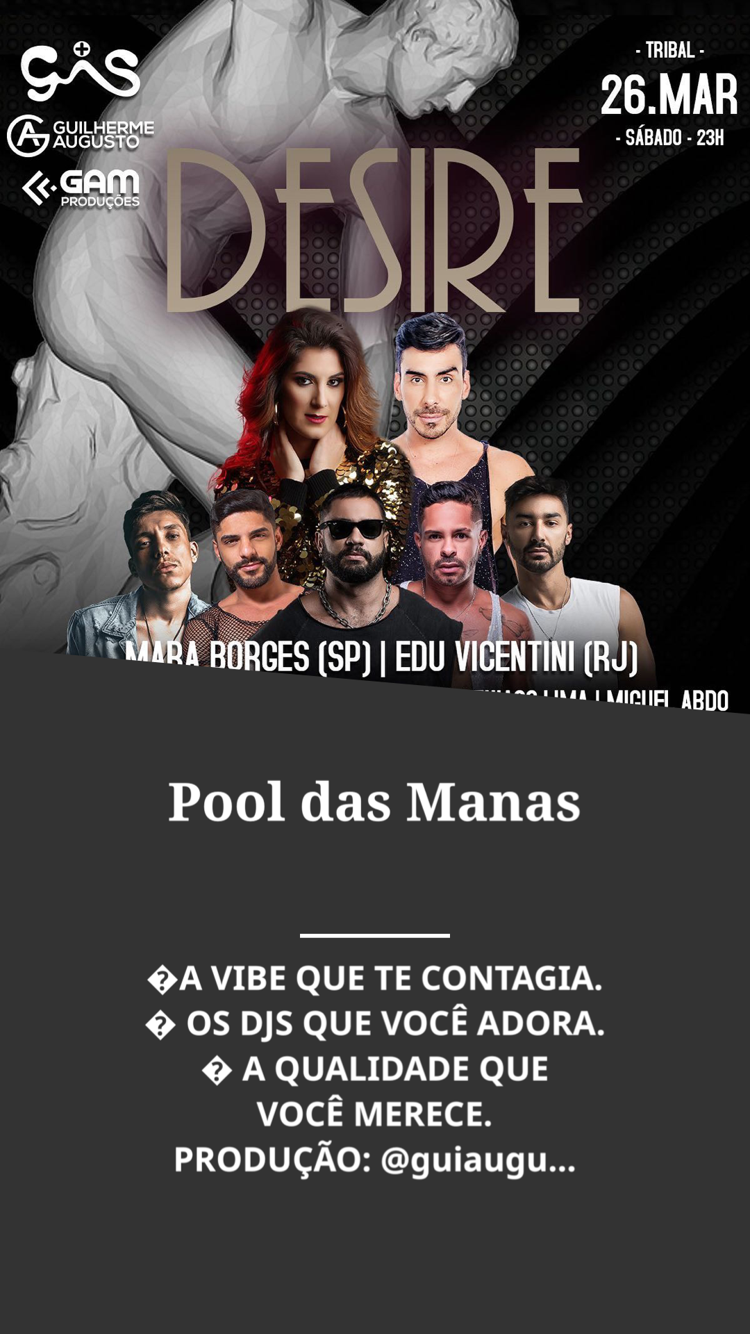 Pool das Manas Facebook ad from Mar 25, 2022