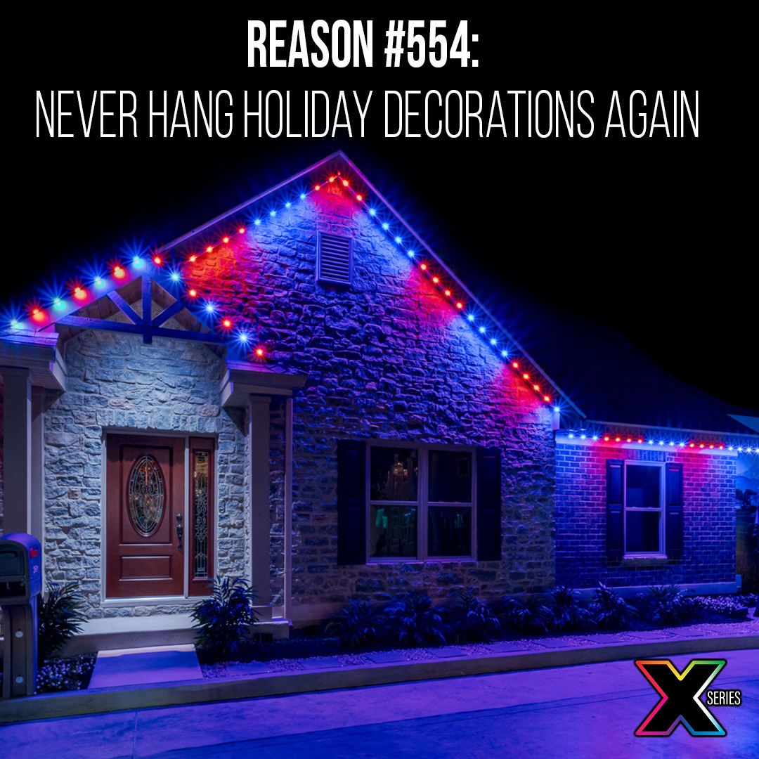 Haven Lighting Facebook ad: Apply to be an X Series Permanent Lighting Dealer!
