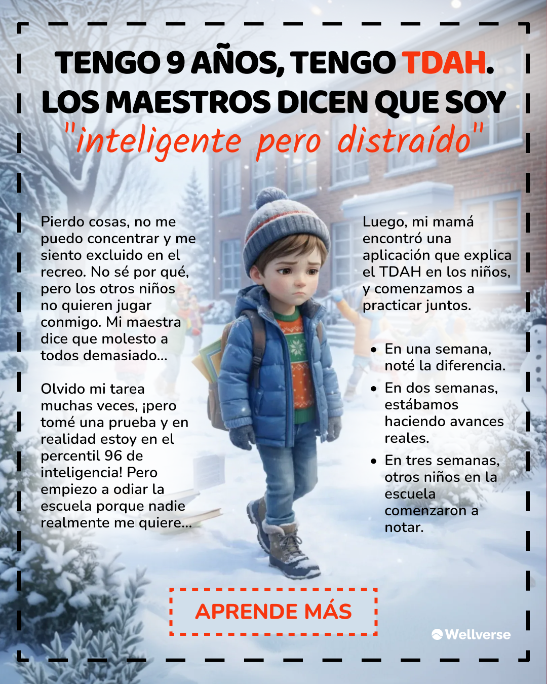 Parenting Champion Facebook ad: ¡Encontrá tu calma en minutos!