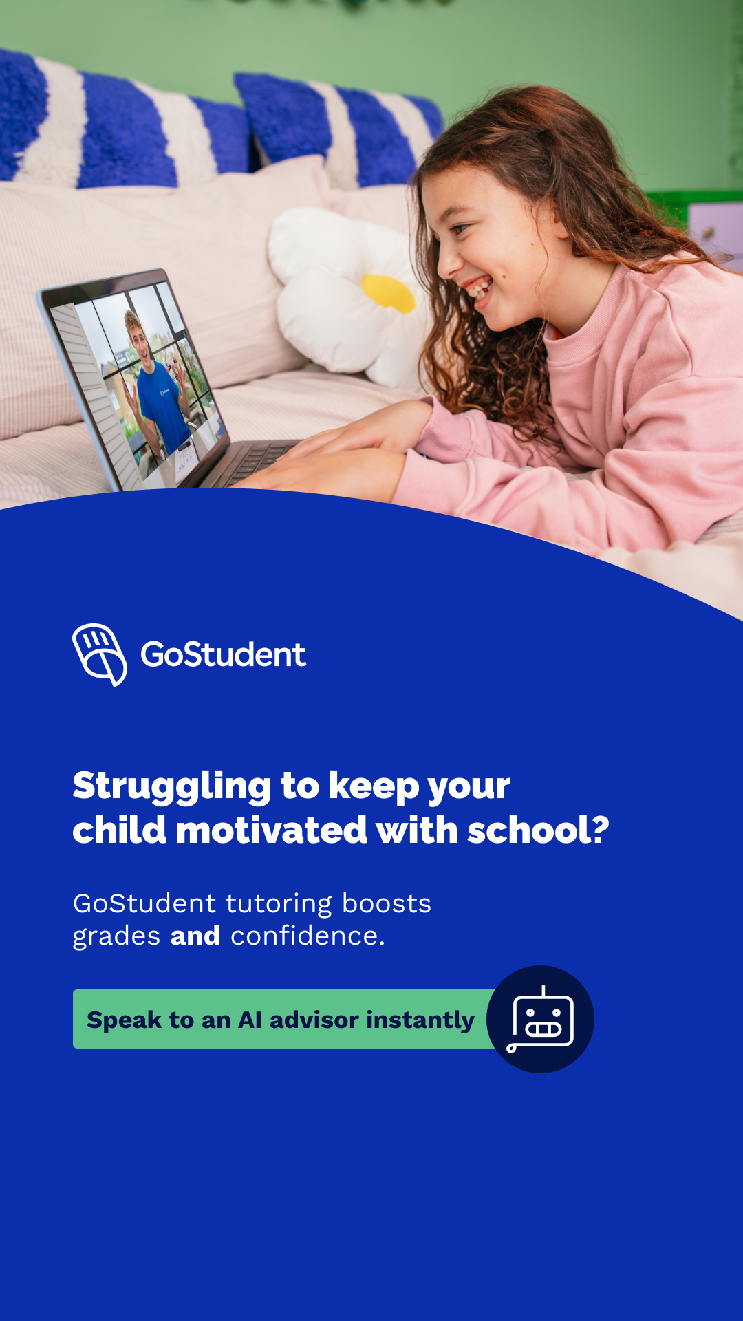 GoStudent Facebook ad