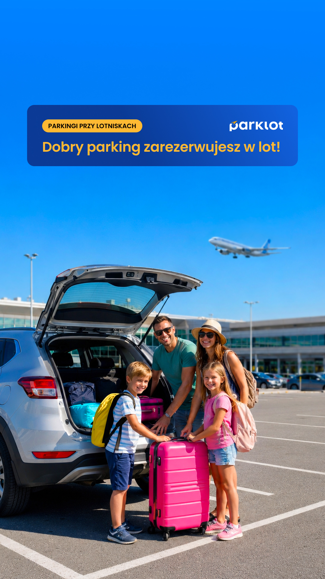 Sieć Parkingów Lotniskowych PARKLOT Facebook ad