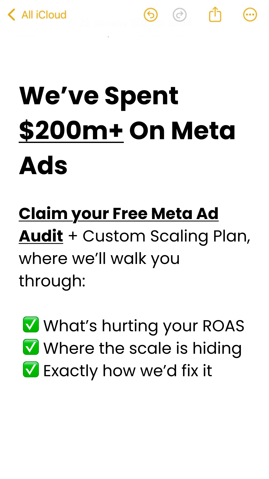 Your Marketing Partners Facebook ad