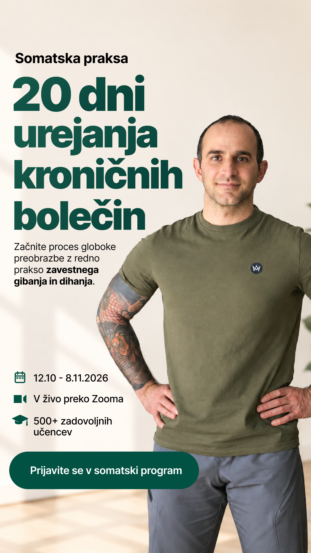 Movement by Karim Facebook ad: Zakaj se bolečina vedno znova vrača?