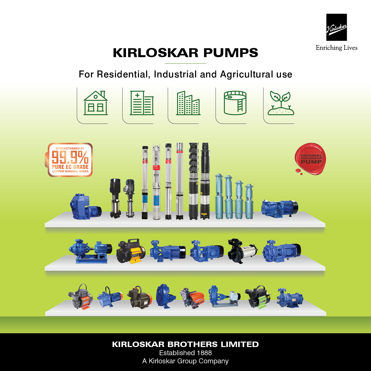 Kirloskar Brothers Limited Facebook ad