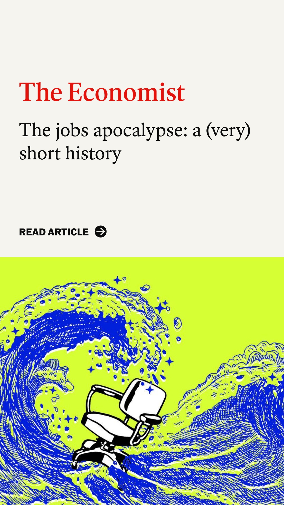 The Economist Facebook ad