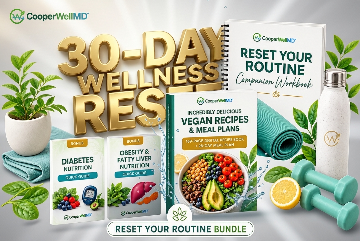 Cooper Wellness & Disease Prevention Center Facebook ad: 30-Day Wellness Reset