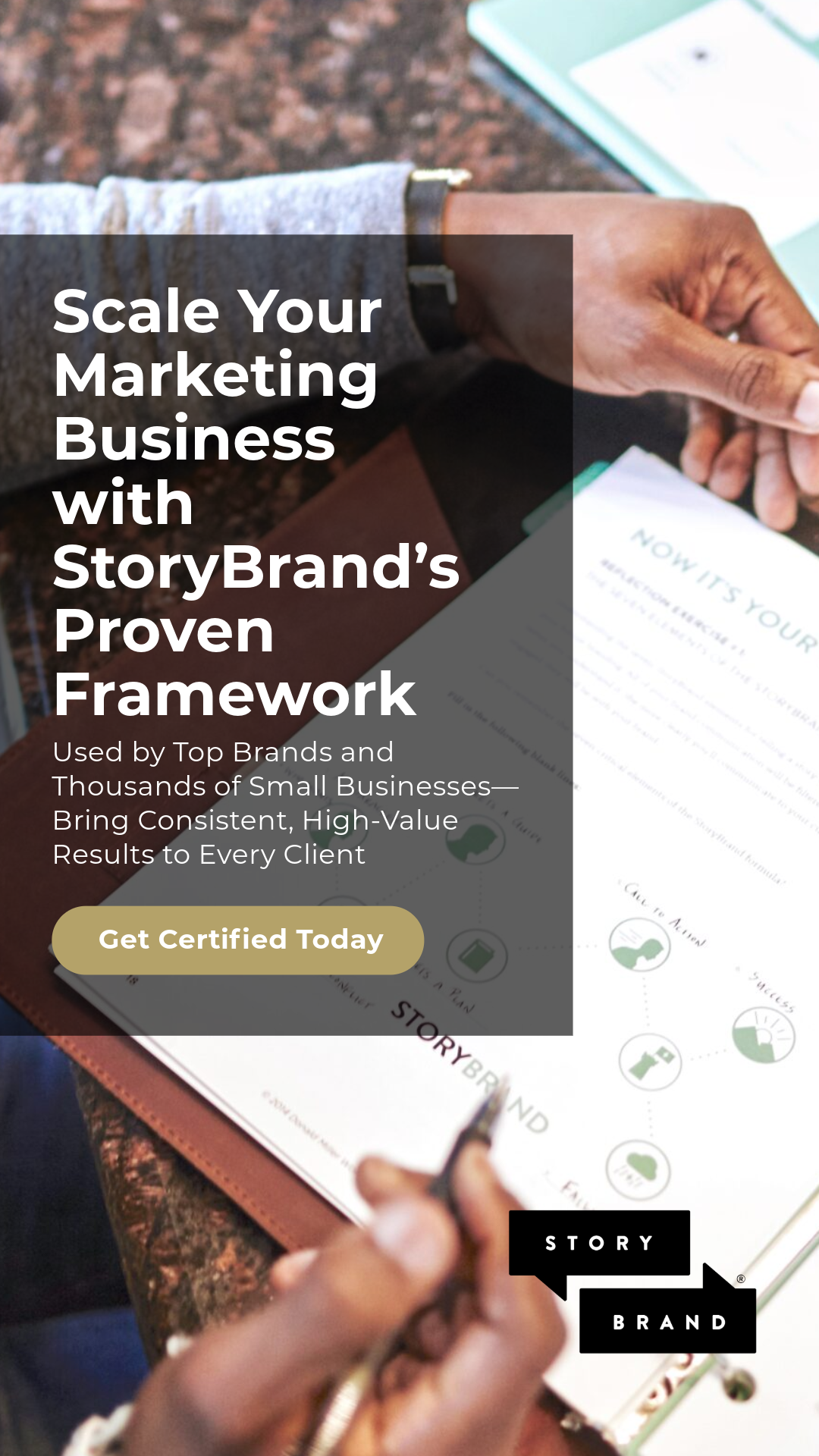 StoryBrand Facebook ad