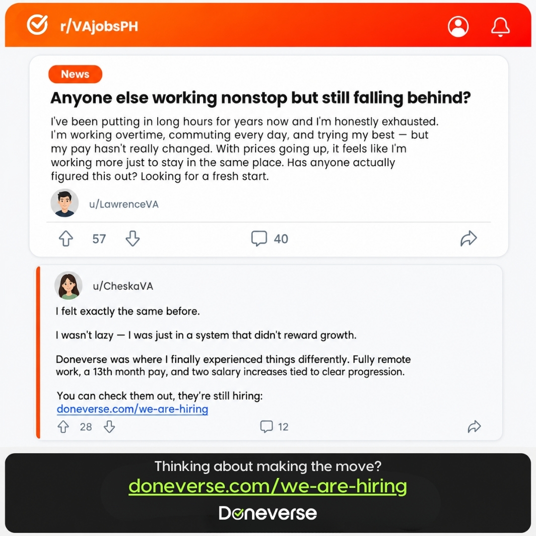 Doneverse - Careers Facebook ad