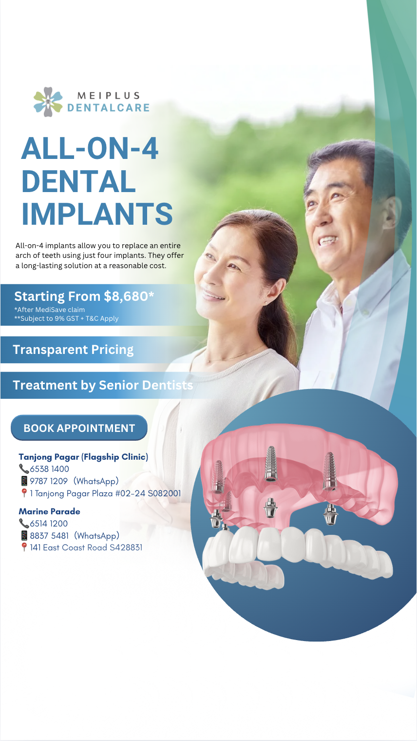 Meiplus Dentalcare Facebook ad from Mar 17, 2026