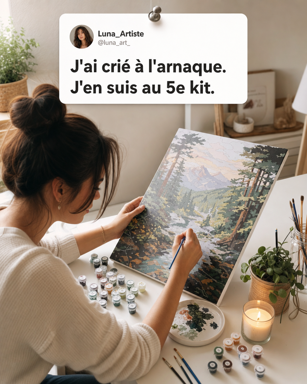 Davincified France Facebook ad: Je Criais À L'Arnaque. J'en Suis Au 5e Kit.