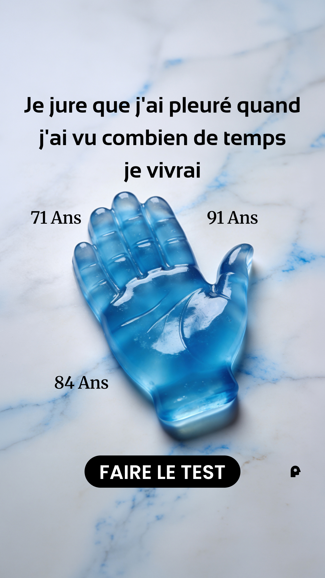 Nebula: Palm Reading Facebook ad