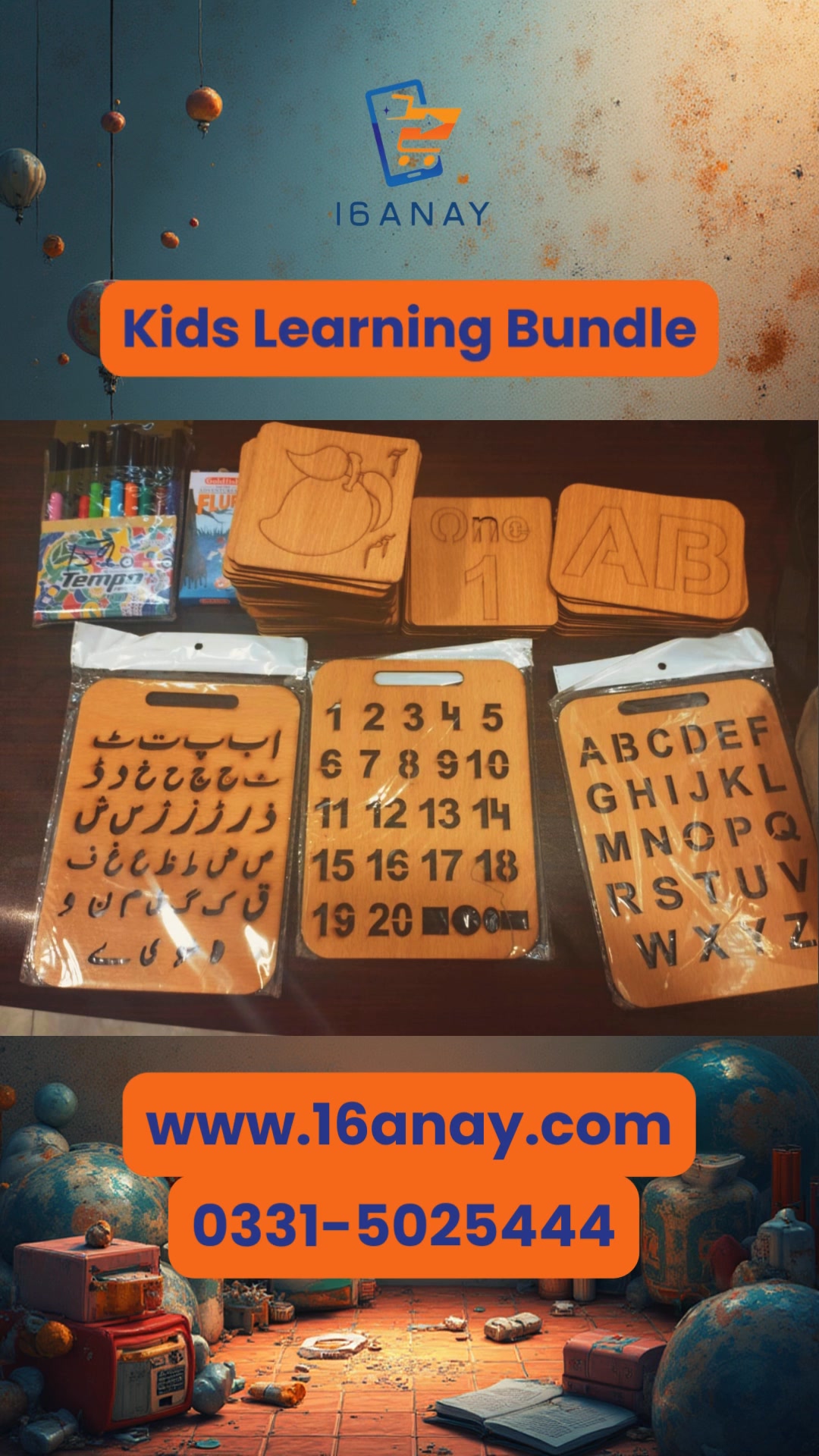 16 Anaay Facebook ad: Trace, Draw and Learn!