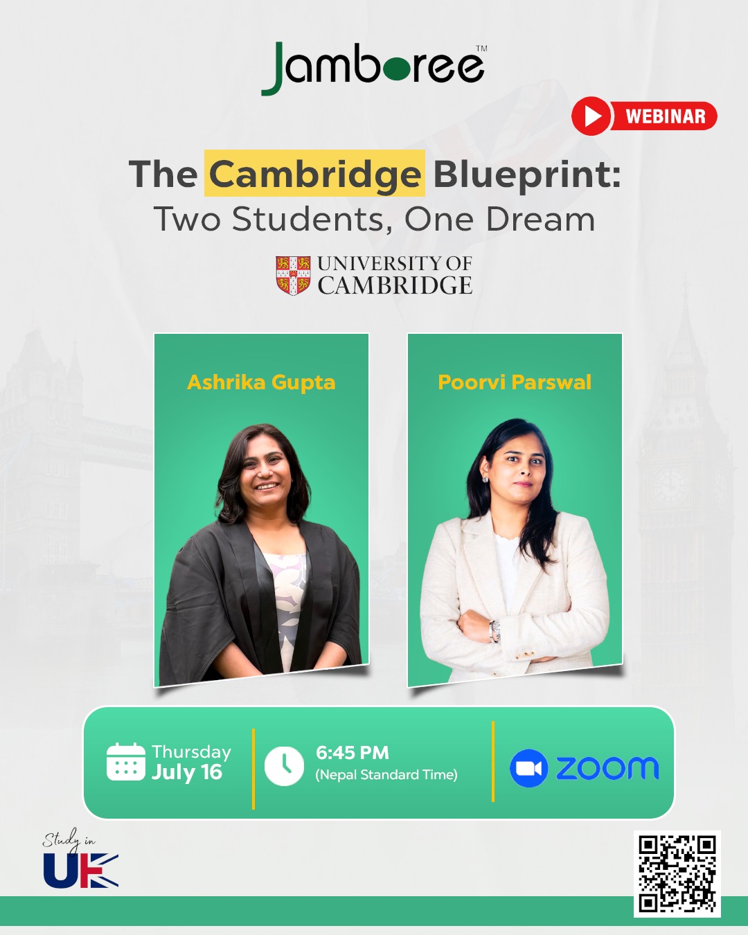 Jamboree Nepal Facebook ad: The Cambridge Blueprint