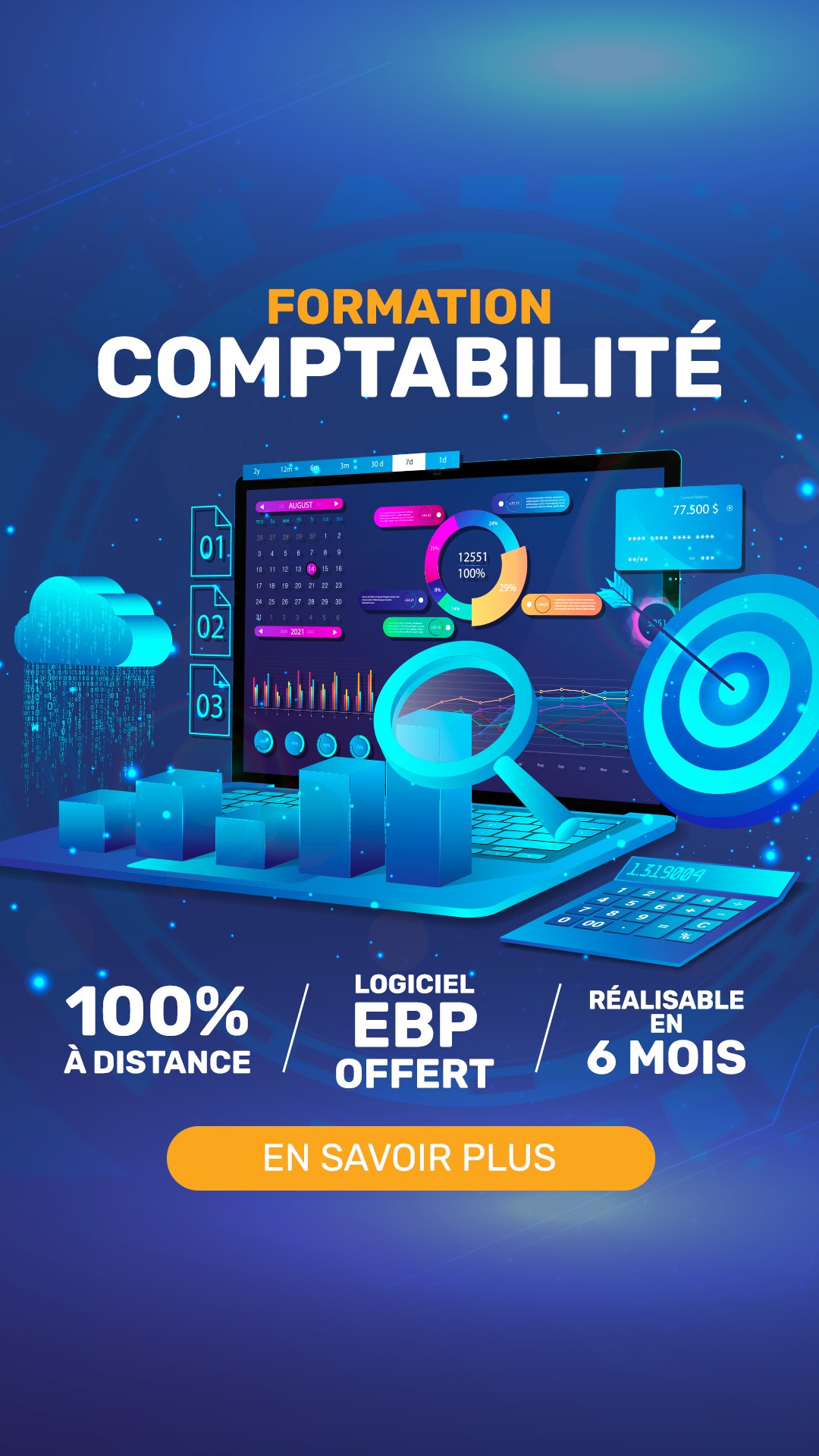 Centre Européen de Formation Facebook ad: Diplôme Comptabilité