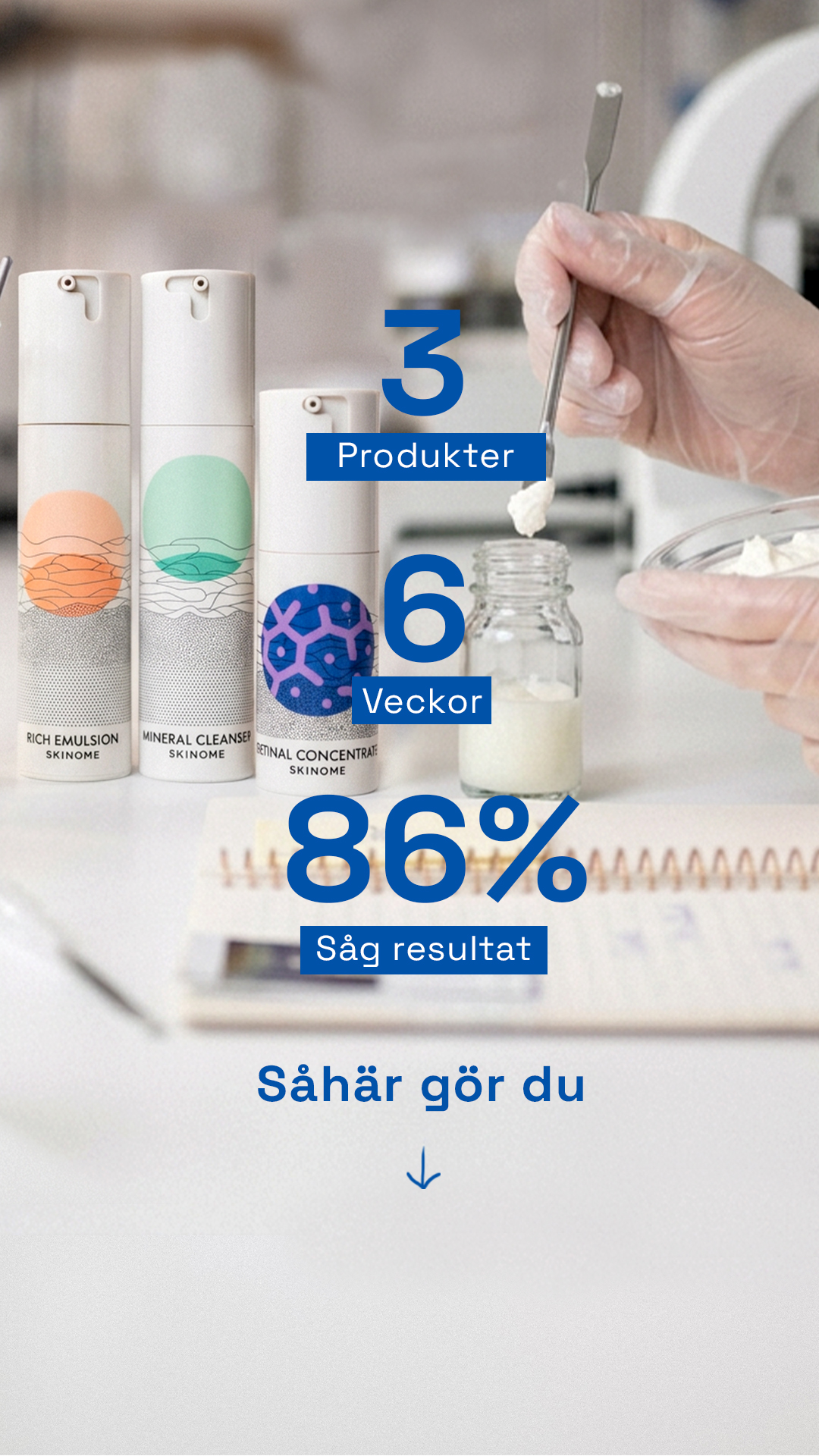 Skinome Facebook ad
