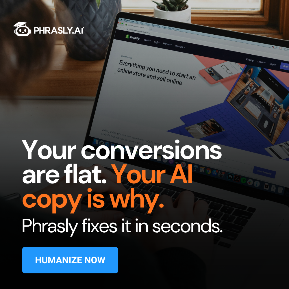 Phrasly.AI Facebook ad