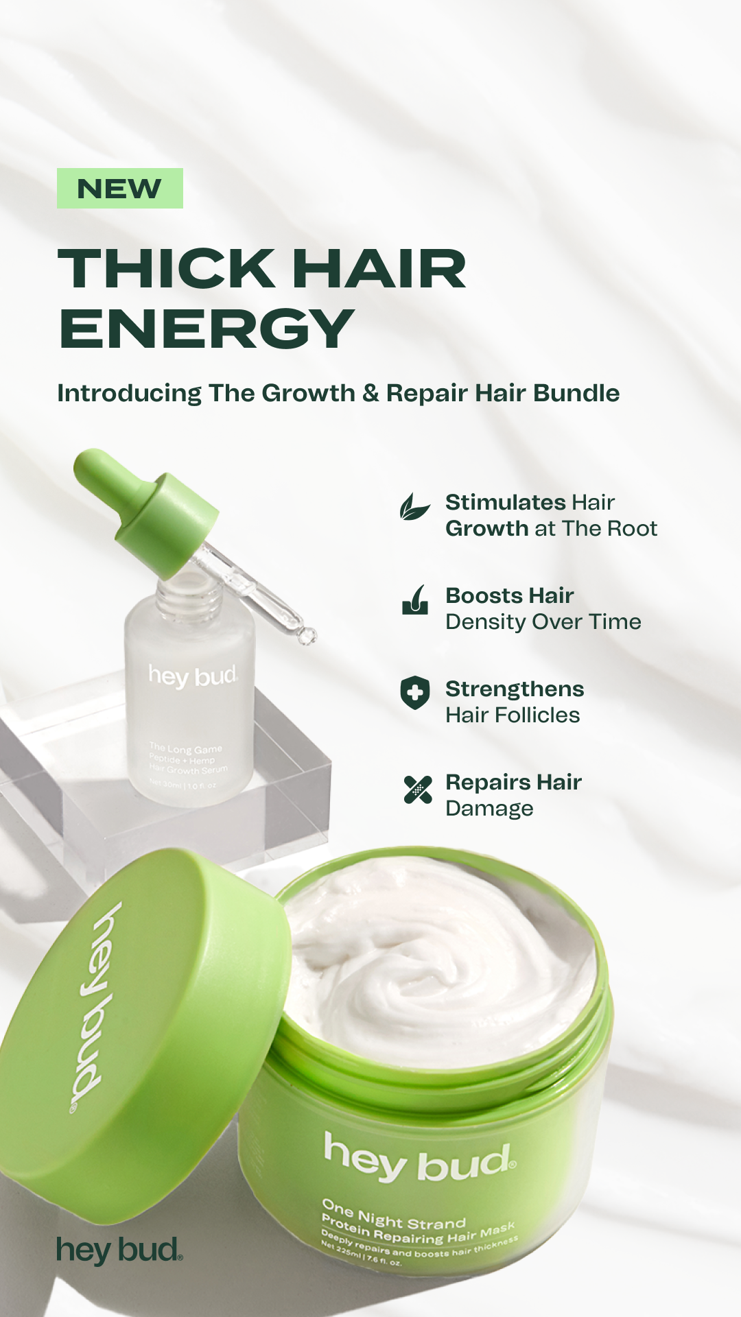 Hey Bud Skincare Facebook ad