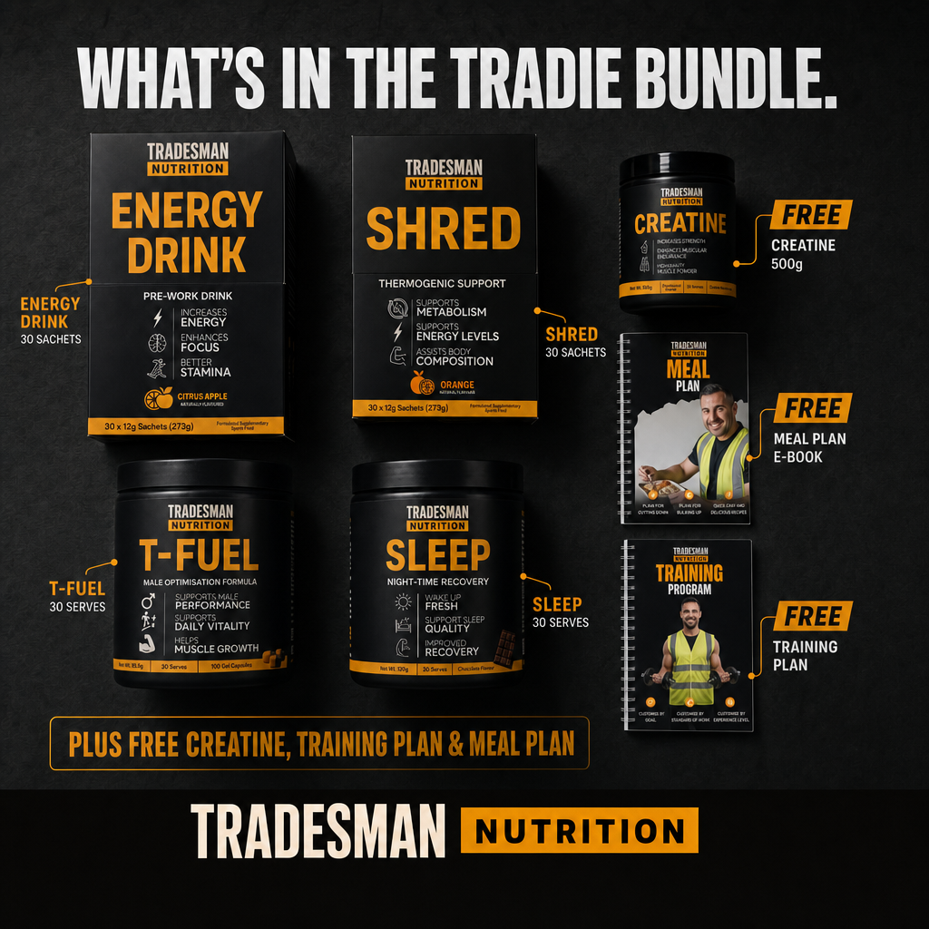 Tradesman Nutrition Facebook ad: It's Not Your Fault You Feel Flat