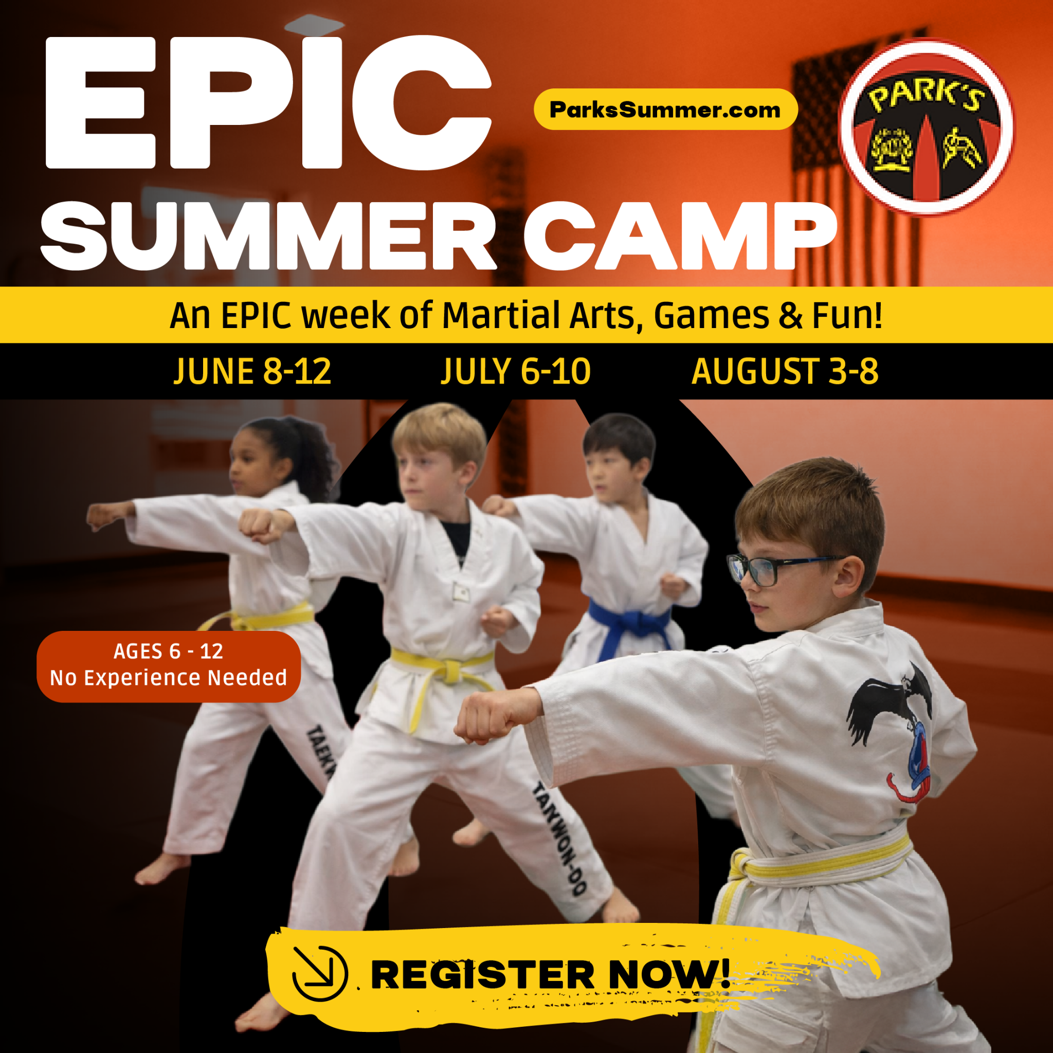 Park's Martial Arts Academy Billings Facebook ad