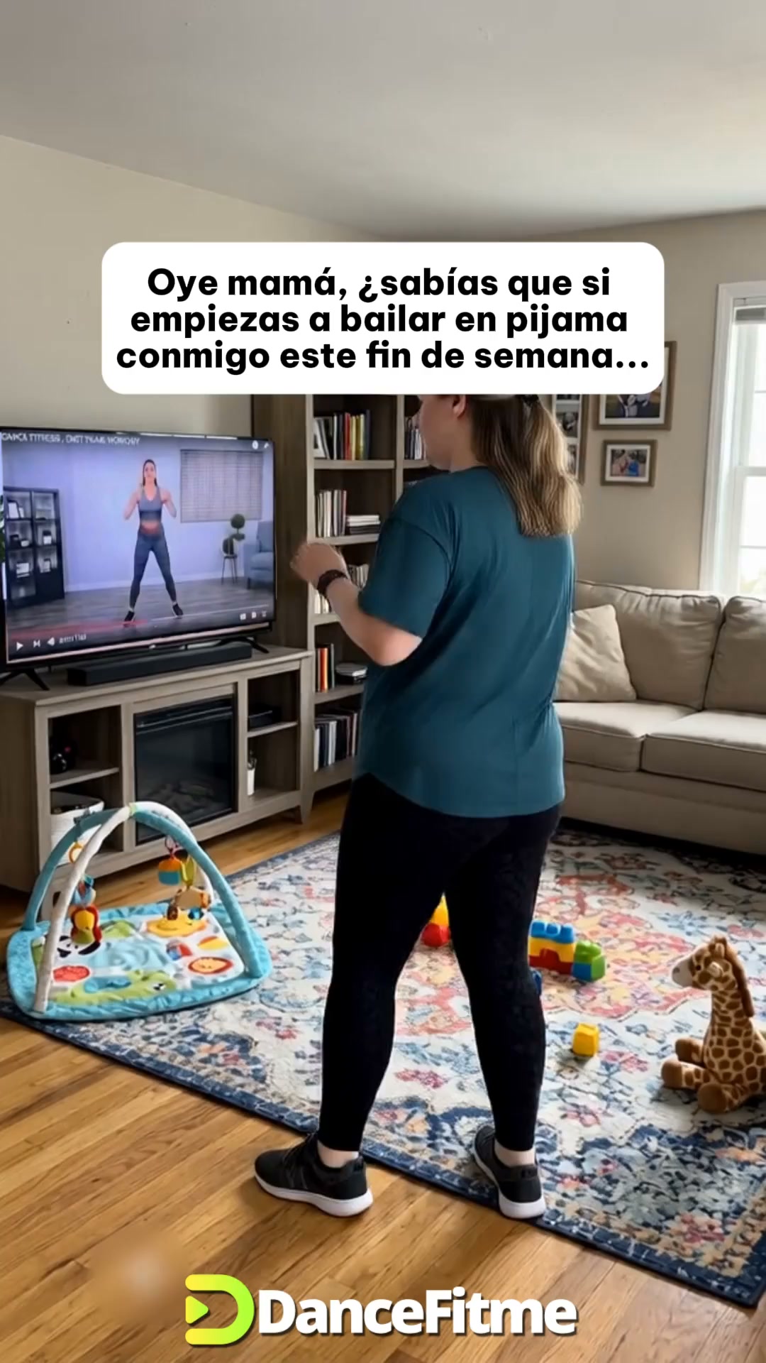 28 day weight loss dance workout Facebook ad: Baila para ponerte en forma