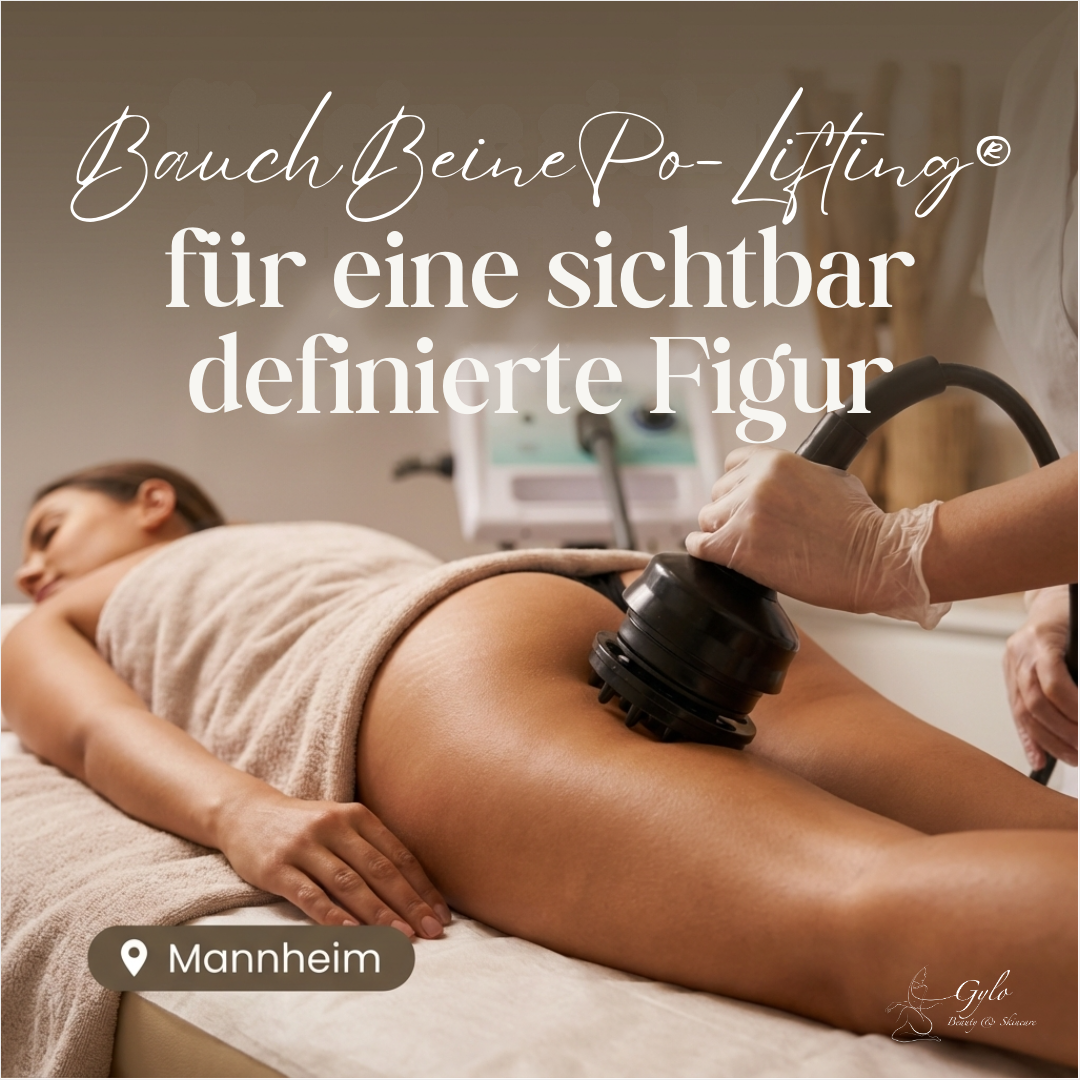 Gylo Beauty & Skincare Facebook ad: EXKLUSIV IN MANNHEIM: BAUCHBEINEPO-LIFTING