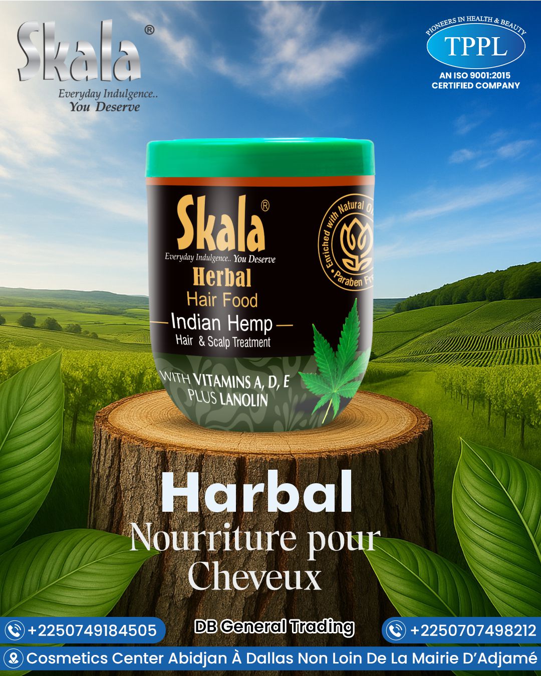 TPPL ivory coast-abidjan Facebook ad: Nutrition intense, brillance naturelle!