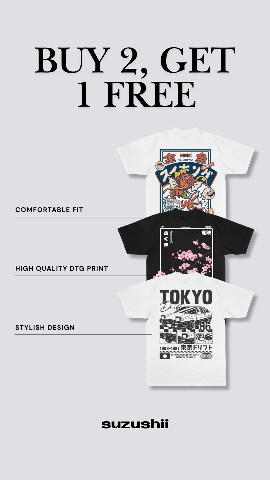 Suzushii Clothing Facebook ad