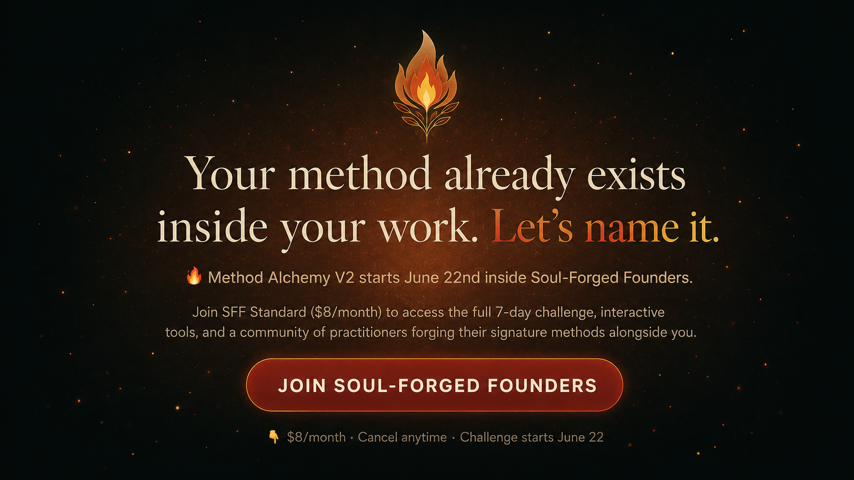 Sacred Vision Society Facebook ad