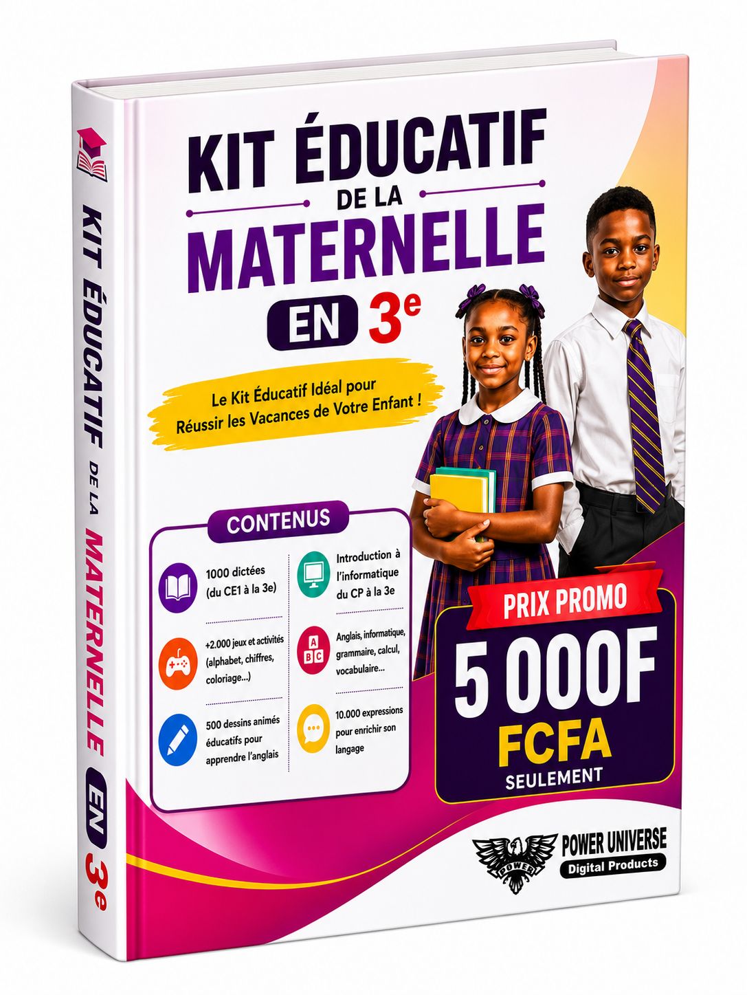 Power Universe Facebook ad: KIT ÉDUCATIF DE LA MATERNELLE EN 3e