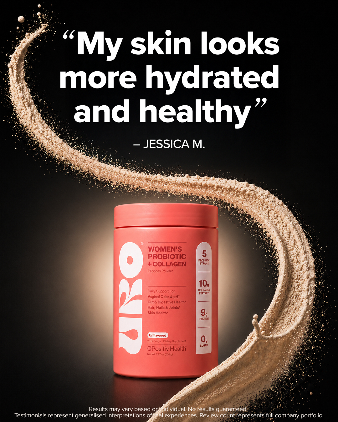 O Positiv Health Facebook ad
