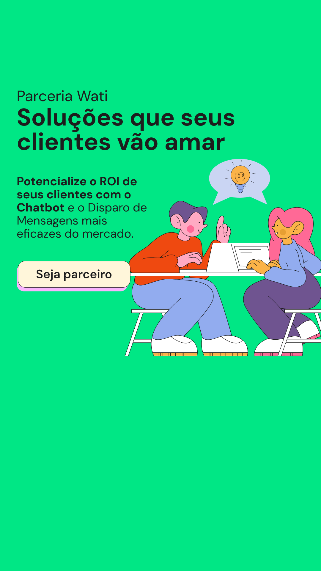 Wati Brasil Facebook ad