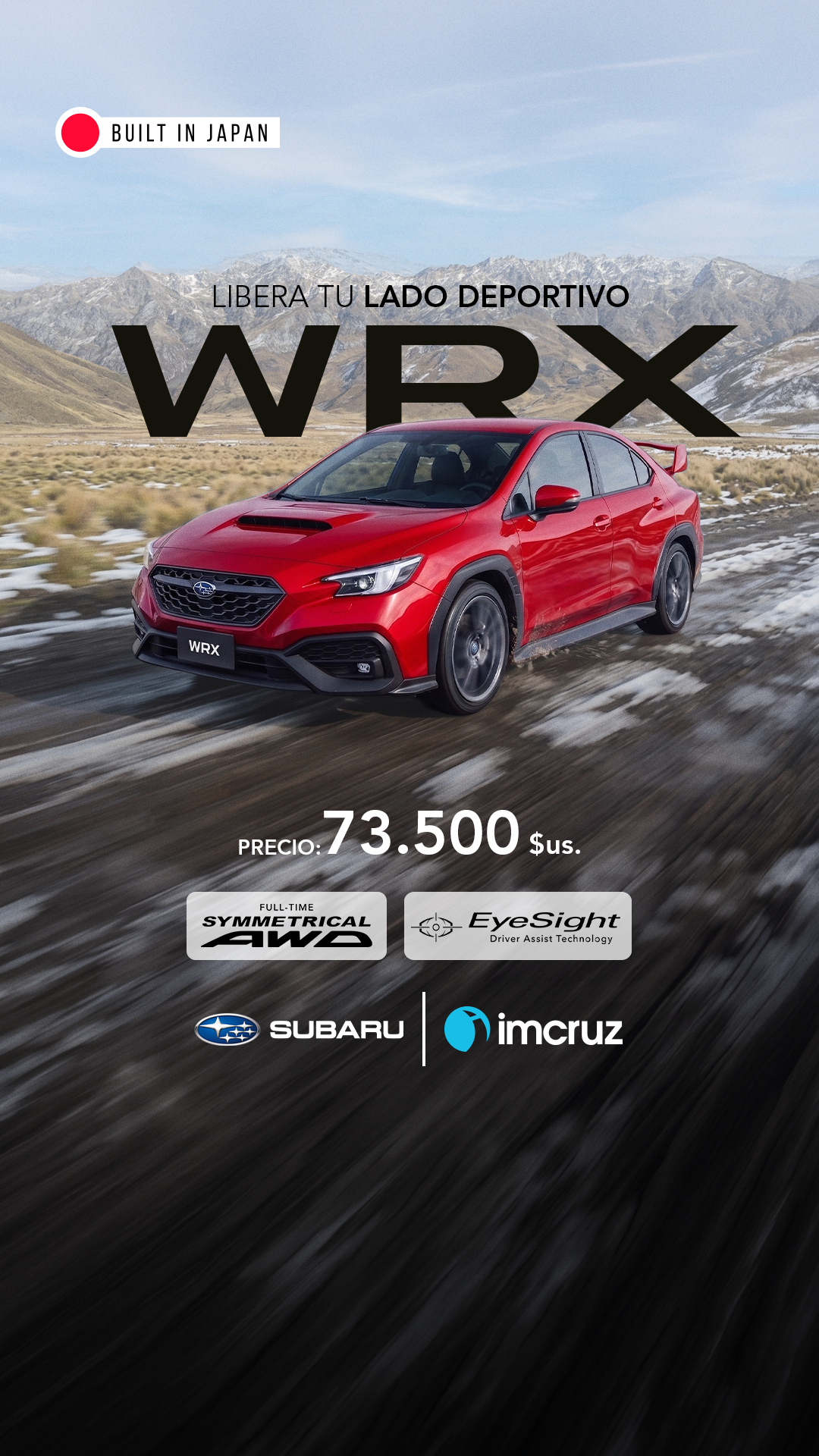 Subaru Bolivia Oficial Facebook ad