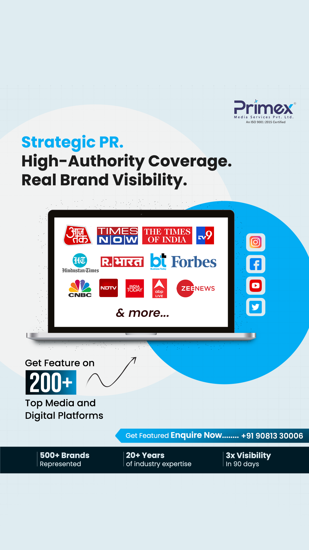 Primex Media Services Pvt. Ltd. Facebook ad from Dec 24, 2025