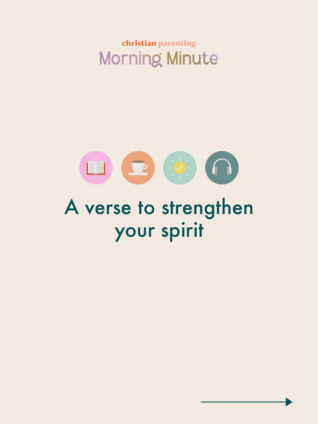 Christian Parenting Facebook ad: Morning Minute is a quick, Scripture-rooted email for…