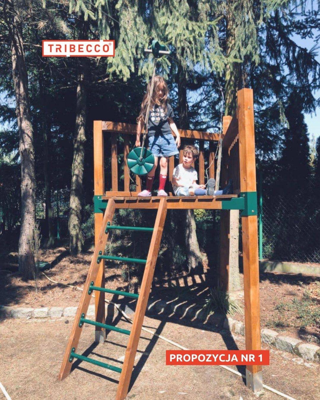 Tribecco Facebook ad: Drążki na placu zabaw to jeden z tych…