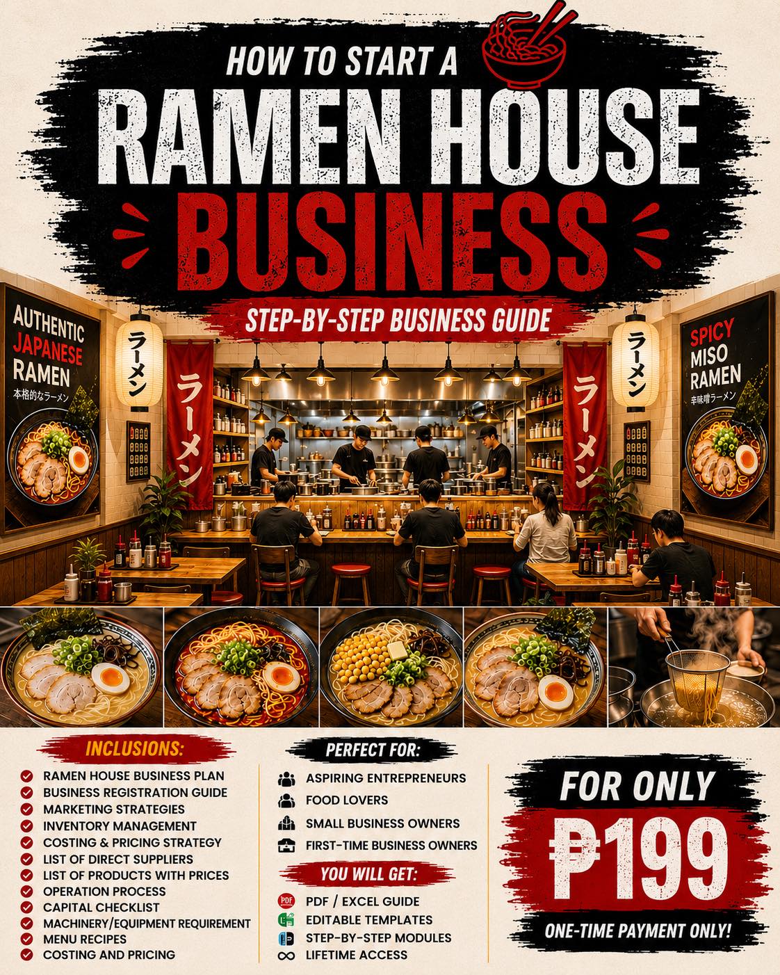 Dee Ramen House Facebook ad: Do you want to start a Ramen House…
