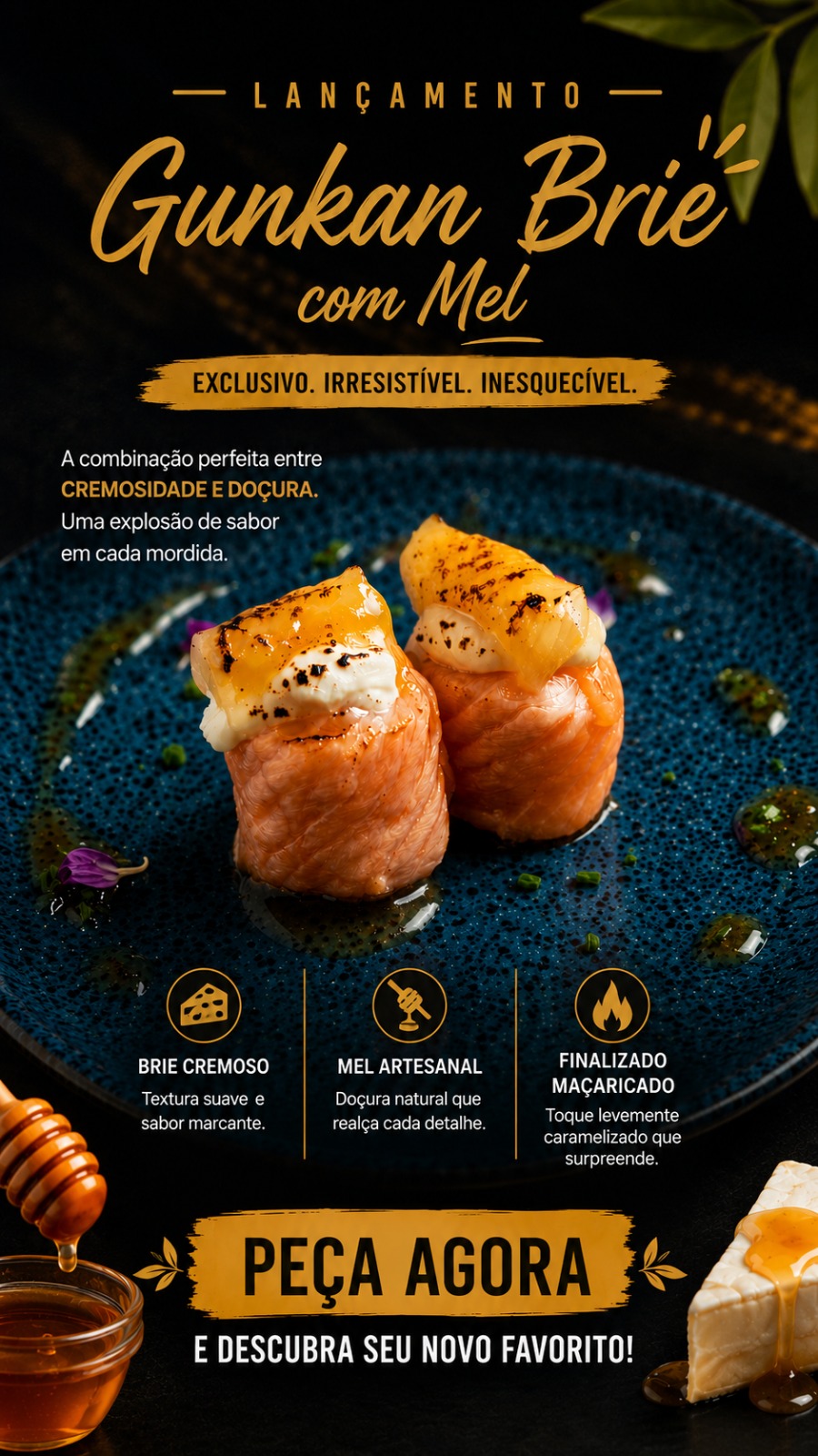 Harumi Sushi Facebook ad: O melhor sushi da região!