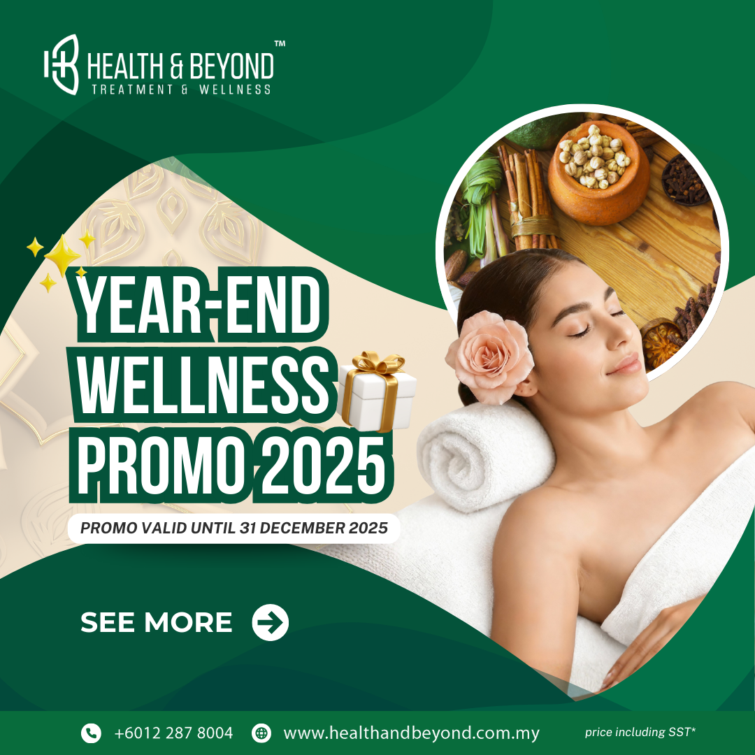 Health & Beyond Facebook ad: Health & Beyond, Year-End Health & Wellness Promotion…