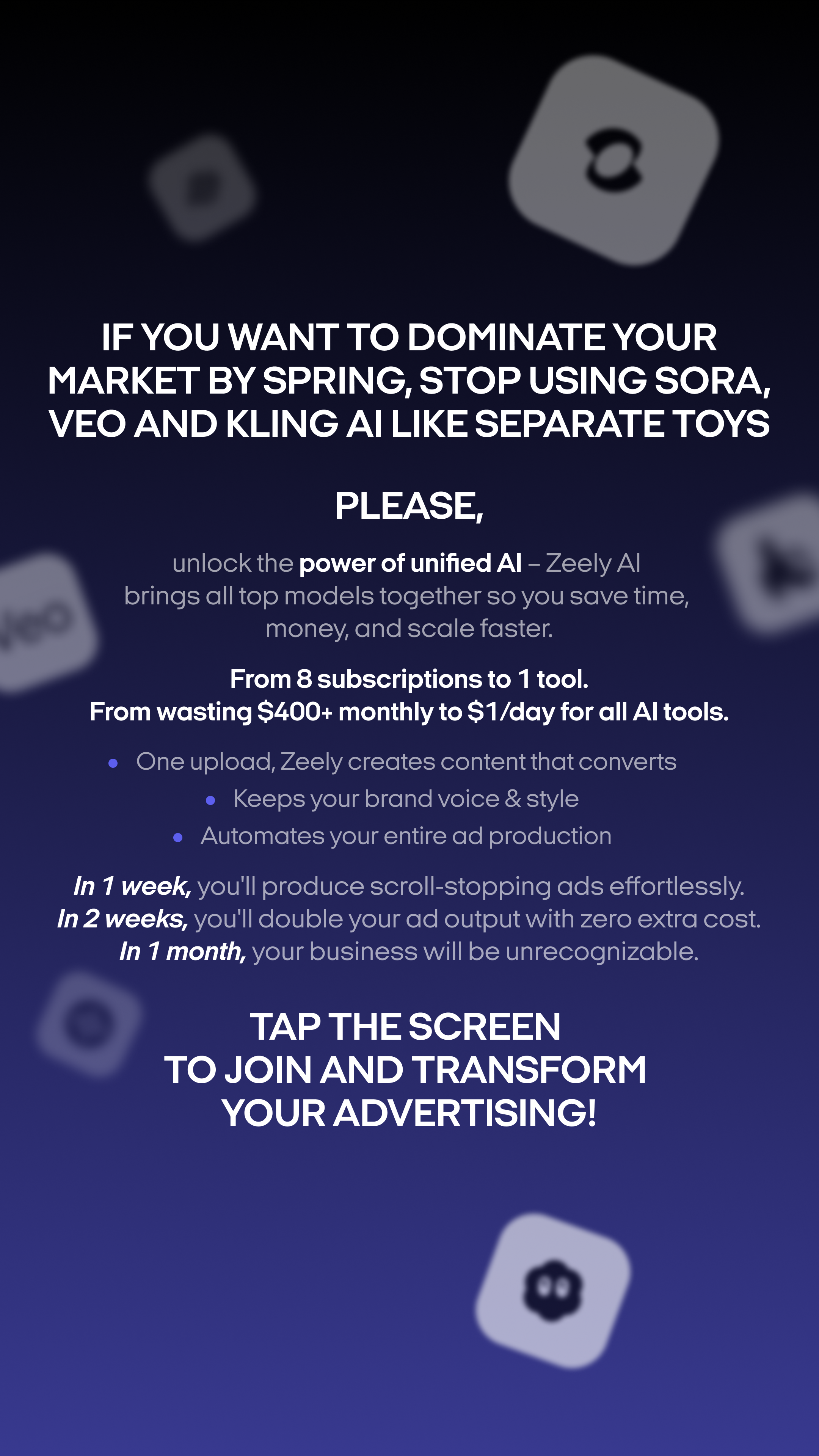 Zeely Facebook ad