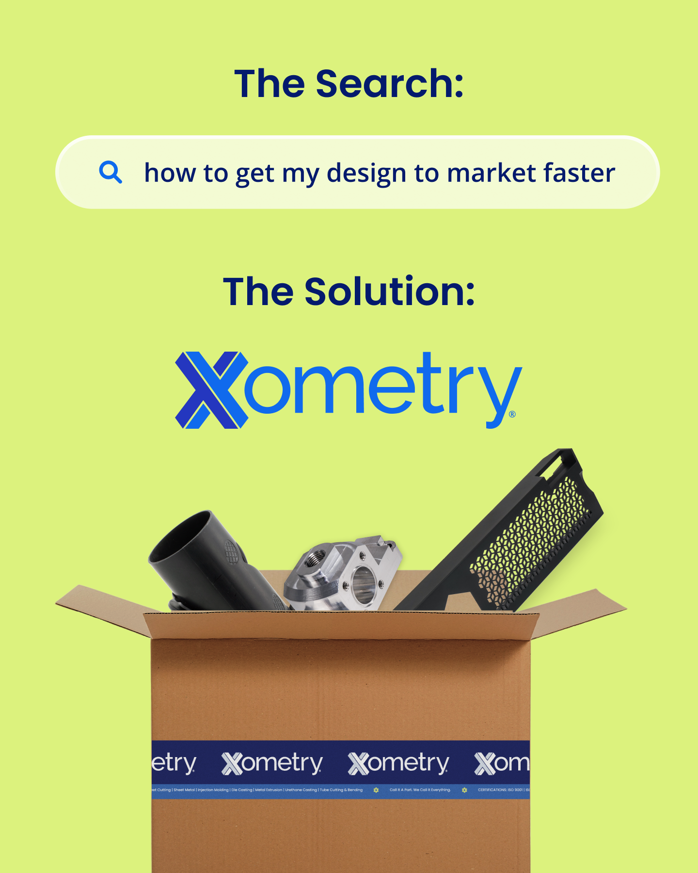 Xometry Facebook ad