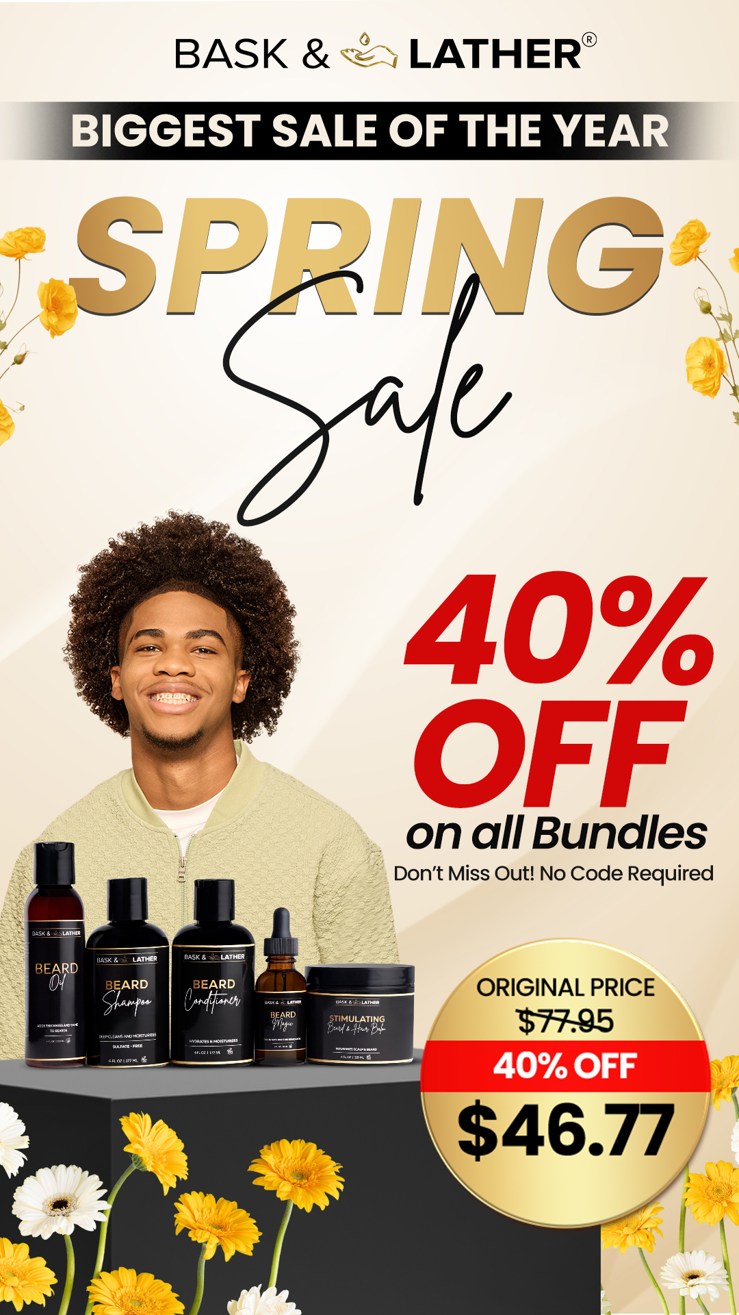 Bask & Lather Co Facebook ad