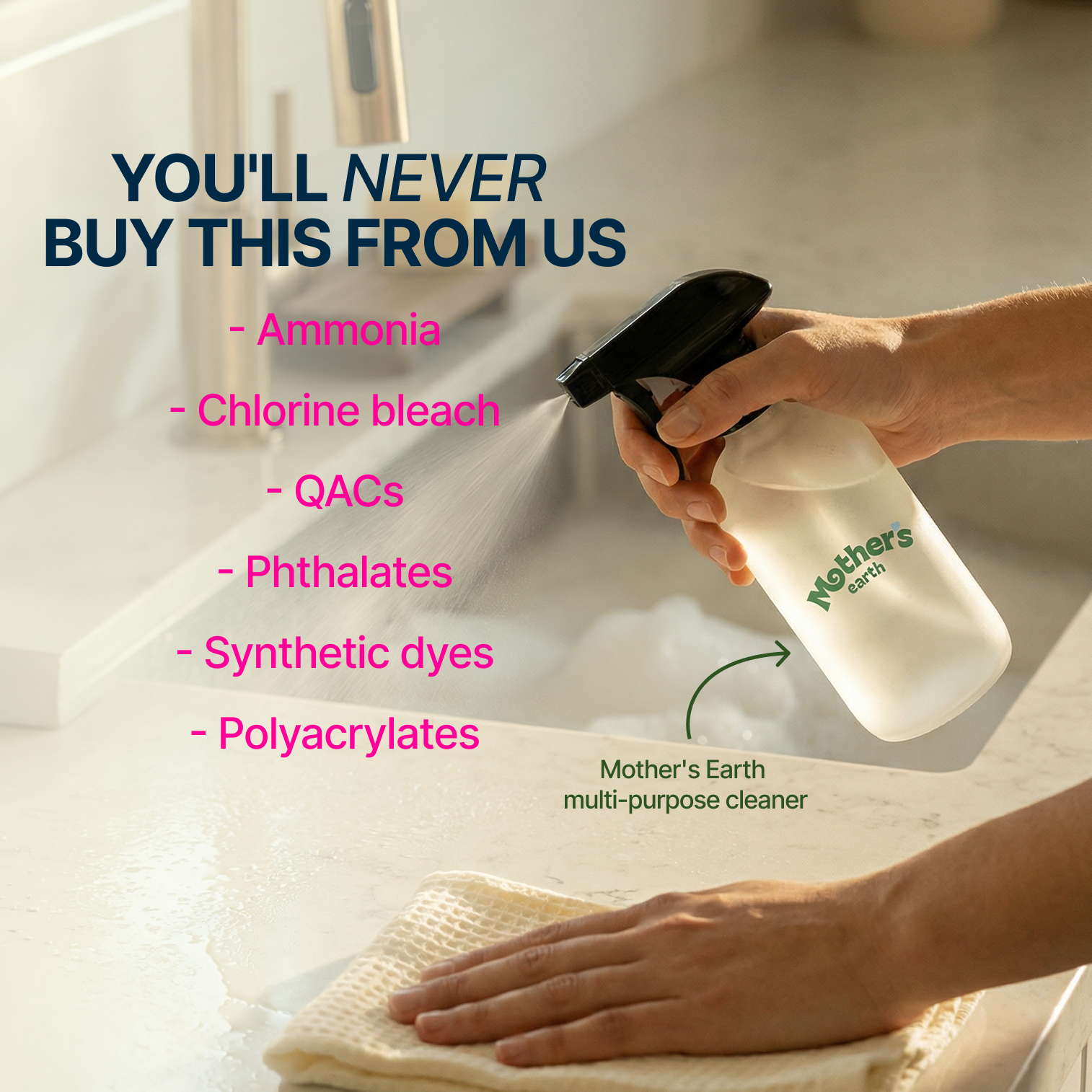 Mothers Earth Facebook ad