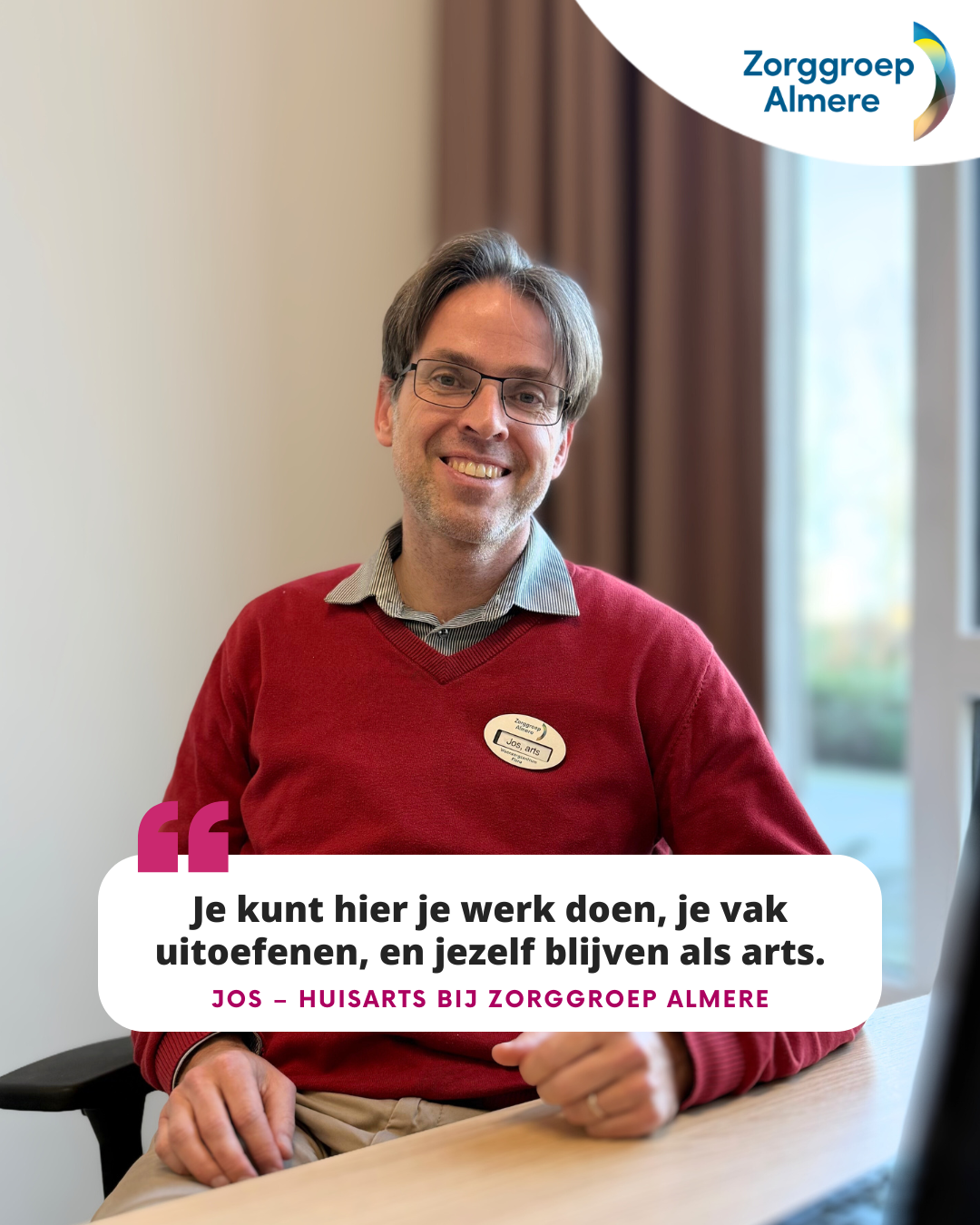 Zorggroep Almere Facebook ad: Jouw plek als huisarts
