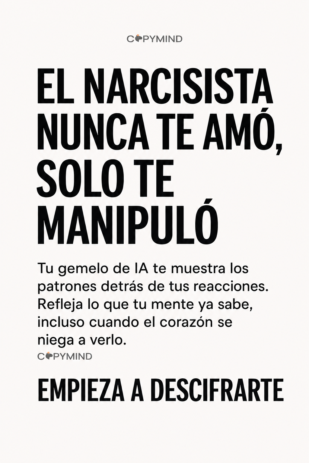 Copymind: sanación con IA Facebook ad